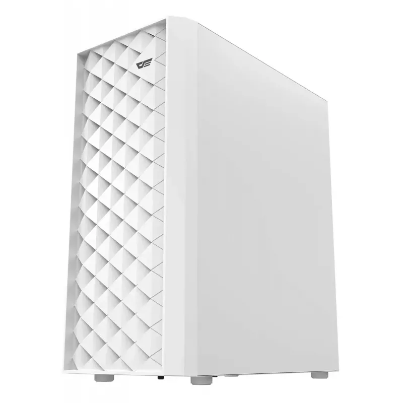 Computer case Darkflash DK351 WHITE Midi Tower, Micro ATX/ATX/ITX, tempered glass, white, 200×390×450 mm
