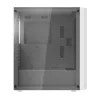 Computer case Darkflash DK351 WHITE Midi Tower, Micro ATX/ATX/ITX, tempered glass, white, 200×390×450 mm