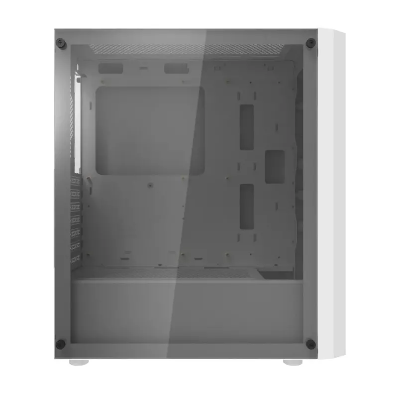 Computer case Darkflash DK351 WHITE Midi Tower, Micro ATX/ATX/ITX, tempered glass, white, 200×390×450 mm