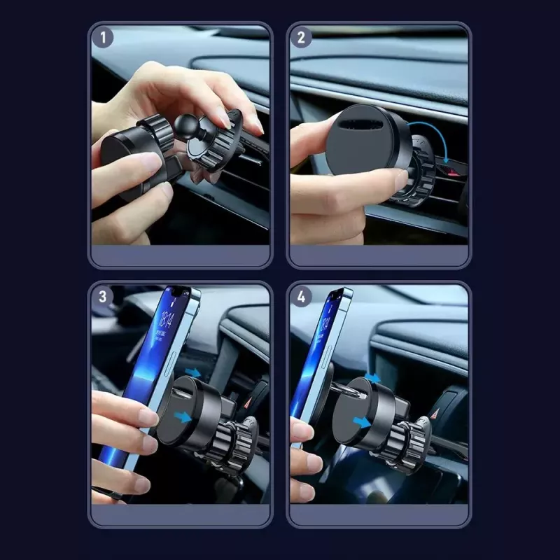 Car Holder Joyroom JR-ZS294 2-in-1 Magnetic with Stand — Black