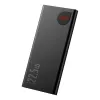 Baseus power bank Adaman Metal, Lithium-ion 10000mAh, 2xUSB, USB-C, Lightning, MicroUSB 22.5W (Black)