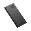 Baseus power bank Adaman Metal, Lithium-ion 10000mAh, 2xUSB, USB-C, Lightning, MicroUSB 22.5W (Black)