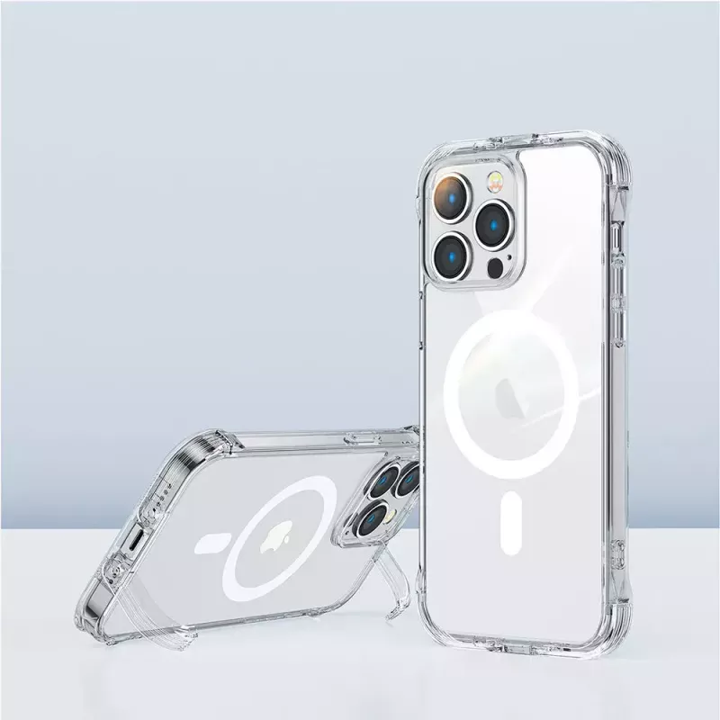 Protective Transparent Magnetic Case Joyroom JR-14H5 for iPhone 14 MagSafe with magnetic ring, clear shell