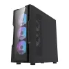 Darkflash DK431 Glass computer case, ATX, black