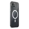Phone case Baseus Magnetic Crystal Clear for iPhone 13, transparent, with tempered-glass screen protector