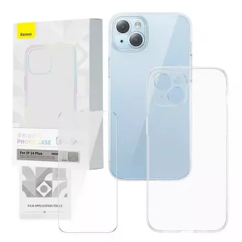 Protective Transparent Case with Tempered Glass by Baseus for iPhone 14 Plus (P60112202201-02)