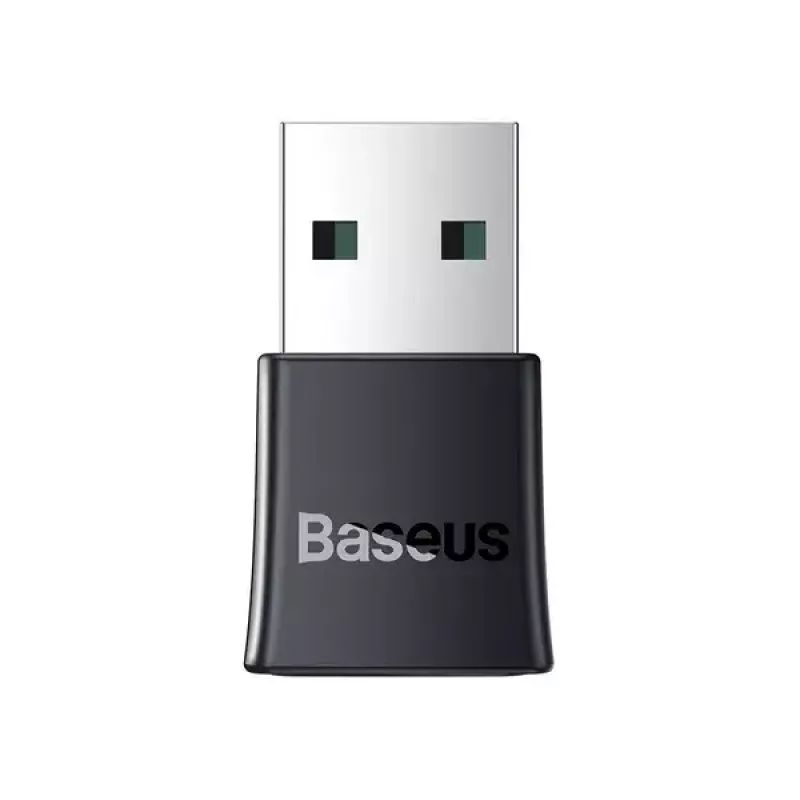 Baseus BA07 Mini Bluetooth Adapter for PC, USB 5.3 Wireless Bluetooth Dongle Receiver - Black