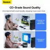 Baseus BA07 Mini Bluetooth Adapter for PC, USB 5.3 Wireless Bluetooth Dongle Receiver - Black