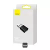 Baseus BA07 Mini Bluetooth Adapter for PC, USB 5.3 Wireless Bluetooth Dongle Receiver - Black