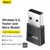 Baseus BA07 Mini Bluetooth Adapter for PC, USB 5.3 Wireless Bluetooth Dongle Receiver - Black
