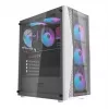 Darkflash DK352 Plus computer case ATX black and white
