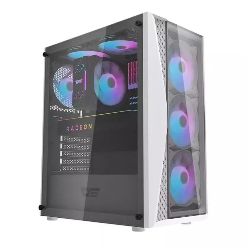 Darkflash DK352 Plus computer case ATX black and white