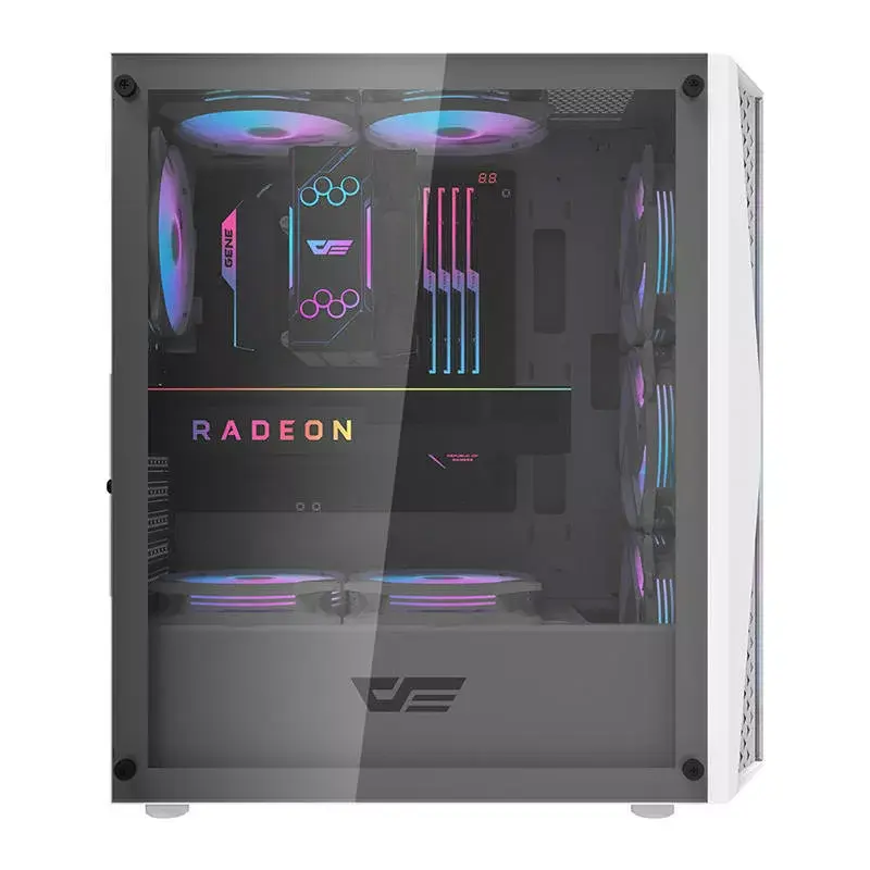 Darkflash DK352 Plus computer case ATX black and white