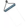 Waterproof phone case Baseus AquaGlide cylindrical slide lock — blue