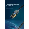 Ethernet patch cable Vention Cat.8 S/FTP 1 m Black RJ-45 Gold-plated