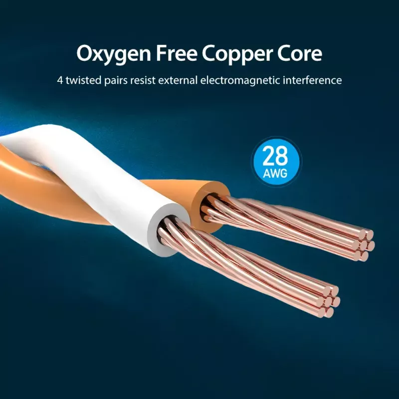 Ethernet patch cable Vention Cat.8 S/FTP 1 m Black RJ-45 Gold-plated