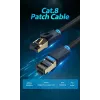 Ethernet patch cable Vention Cat.8 S/FTP 1 m Black RJ-45 Gold-plated