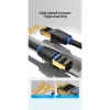 Network cable Vention Cat.8 S/FTP RJ-45 to RJ-45 3 m, 40GbE, 2000 MHz, black