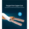 Network cable Vention Cat.8 S/FTP RJ-45 to RJ-45 3 m, 40GbE, 2000 MHz, black
