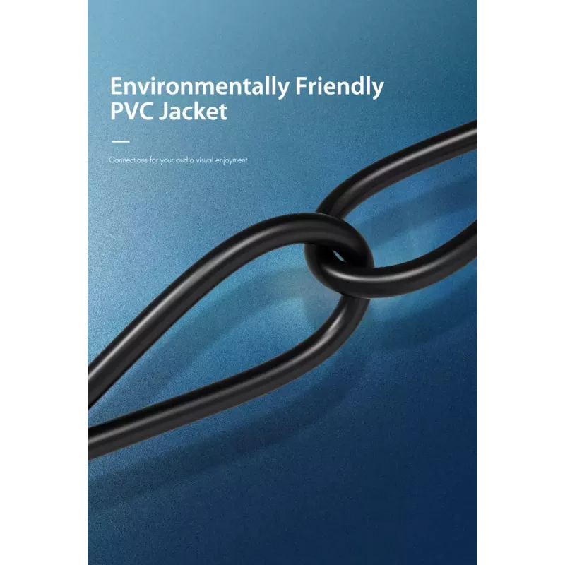 Network Cable Vention Cat.8 SFTP Patch Cable RJ-45 8m Black