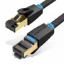 Network Cable Vention Cat.8 SFTP Patch Cable RJ-45 8m Black