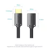 HDMI cable Vention AHCBJ 5m, HDMI Type A male to female, 4K@60Hz, HDMI 2.0, 18 Gbit/s, black