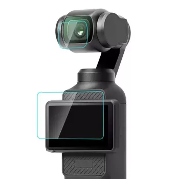 Tempered glass lens and screen protector Puluz for DJI OSMO Pocket 3 PU950T