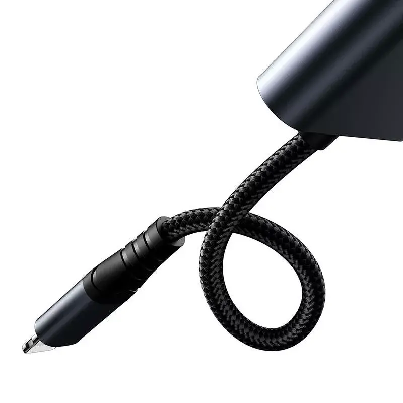 2-in-1 audio adapter Joyroom SY-L01 Lightning to 3.5mm + Lightning, black