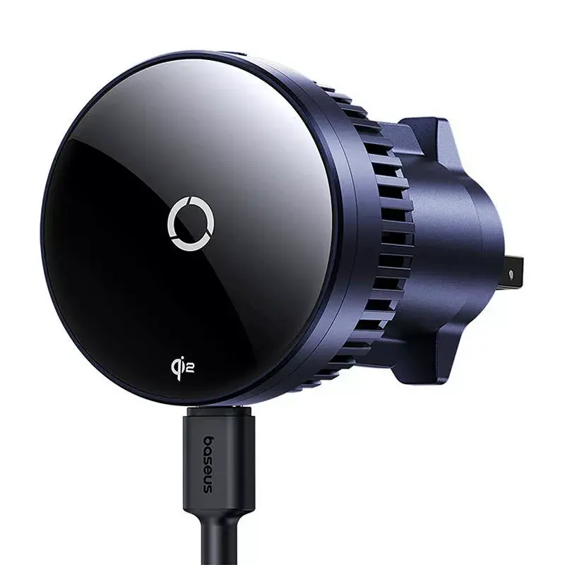 Car mount Baseus MagPro C40164100121-01 15W Qi2.0 Black – magnetic wireless charger for Qi2.0-compatible phones