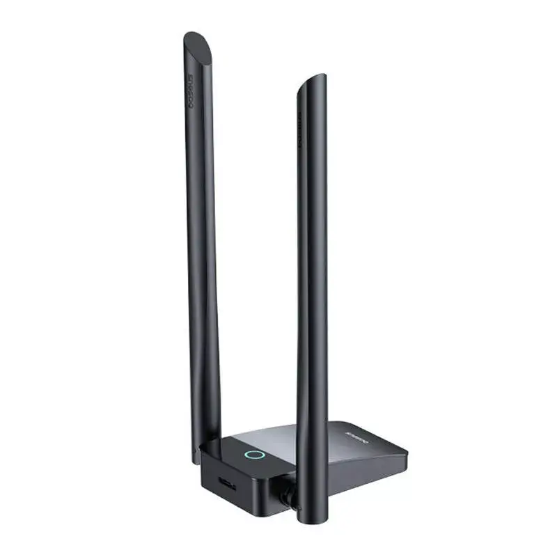 WiFi adapter Baseus FastJoy 1800Mbps black — dual-band USB network adapter