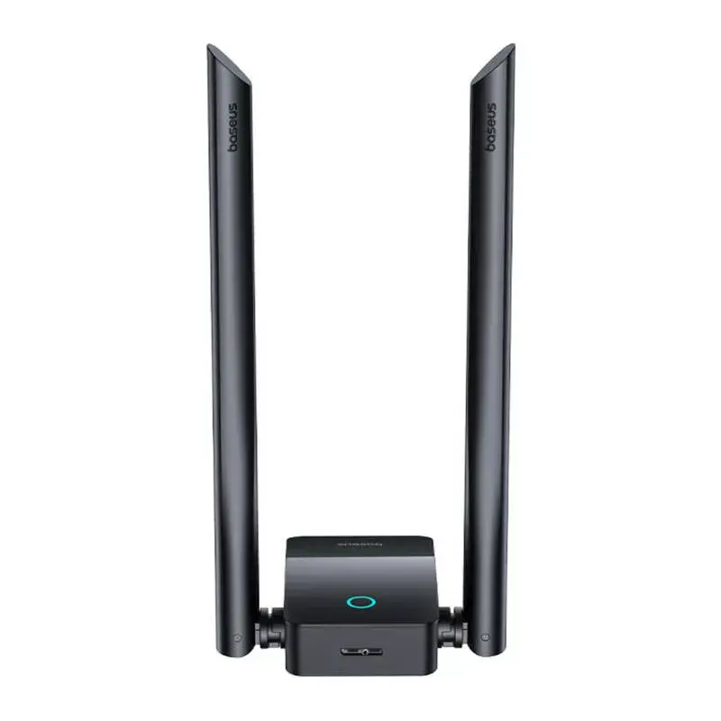 WiFi adapter Baseus FastJoy 1800Mbps black — dual-band USB network adapter