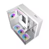 Darkflash TH285 computer case, ATX, white