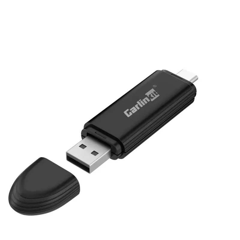 Carlinkit Car Media Receiver MINI PRO — black, 81.3×21×10.5 mm