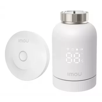 Digital thermostat Imou TRV1 Kit ZigBee White Battery powered
