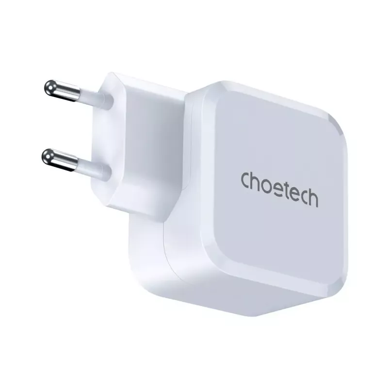 USB-C Power Charger CHOETECH PD8007 45W EU White – USB‑C PD 45W