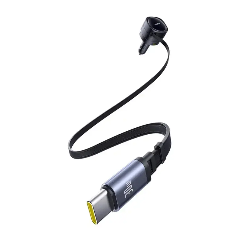 Car Charger Baseus Enjoyment Max 90W with USB-C and USB-A ports