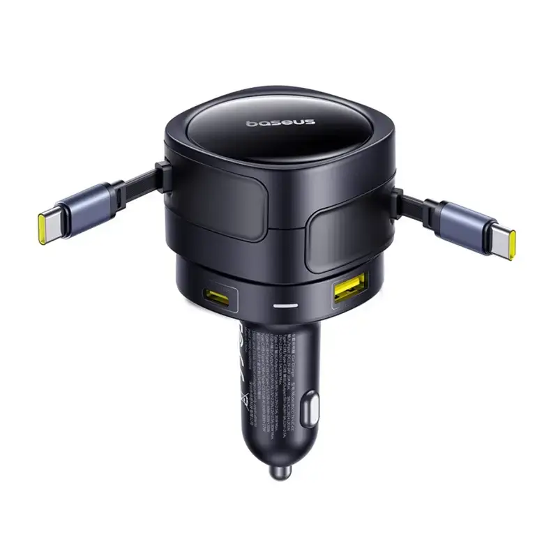 Car Charger Baseus Enjoyment Max 90W with USB-C and USB-A ports