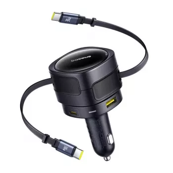 Car Charger Baseus Enjoyment Max 90W with USB-C and USB-A ports