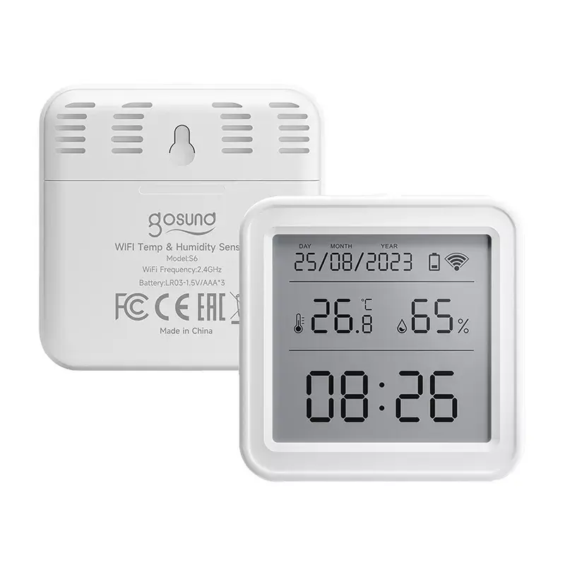 Temperature and Humidity Sensor Gosund ST17 Zigbee with LCD display