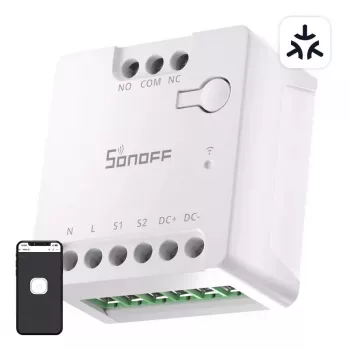 Smart WiFi Switch Sonoff MINI-D AC/DC 12–48V dry contact