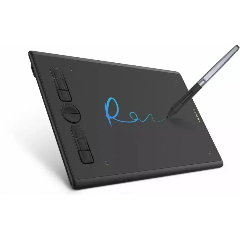 Graphics tablet HUION Inspiroy H580X — active area 8.5×5.0 in, 5080 LPI, 8192 pressure levels, 8 programmable keys, USB-C