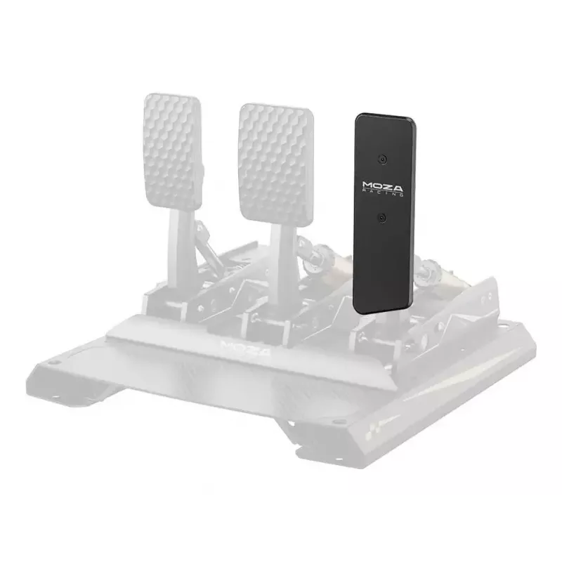 Pedal mounting plate Moza Racing CRP2 Aluminium Black 60mm x 185mm