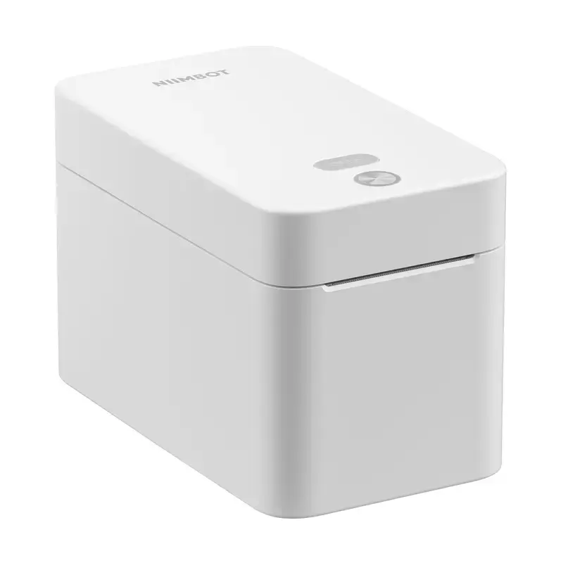 Label printer NIIMBOT K2 White — portable Bluetooth label printer, compact design