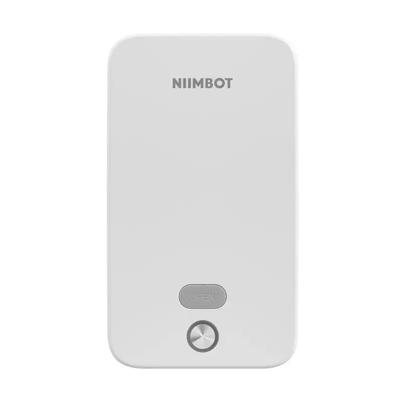 Label printer NIIMBOT K2 White — portable Bluetooth label printer, compact design