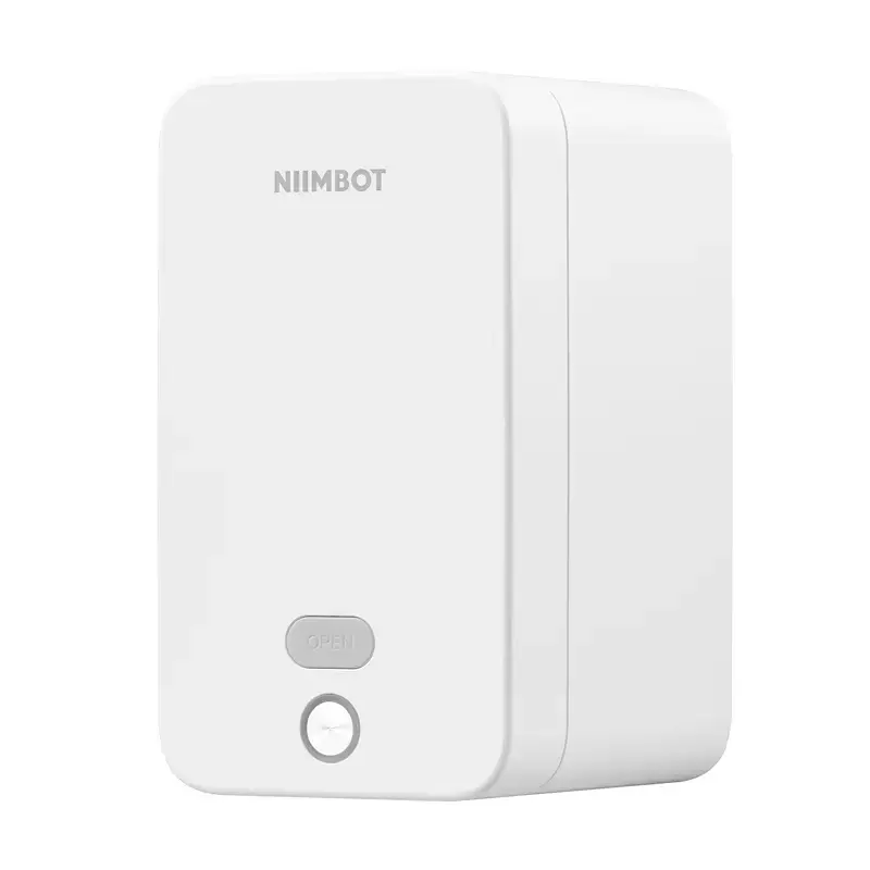Label printer NIIMBOT K2 White — portable Bluetooth label printer, compact design