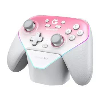 Wireless controller GameSir SuperNova T4n Pro Pink — Bluetooth, ergonomic handheld design
