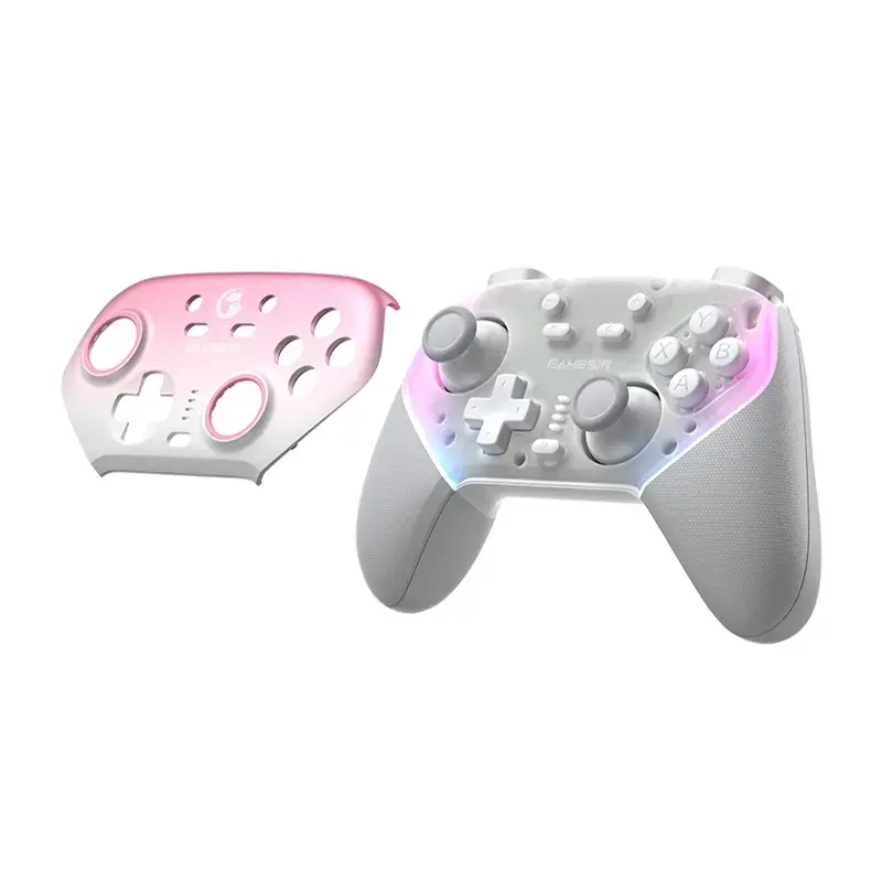 Wireless controller GameSir SuperNova T4n Pro Pink — Bluetooth, ergonomic handheld design