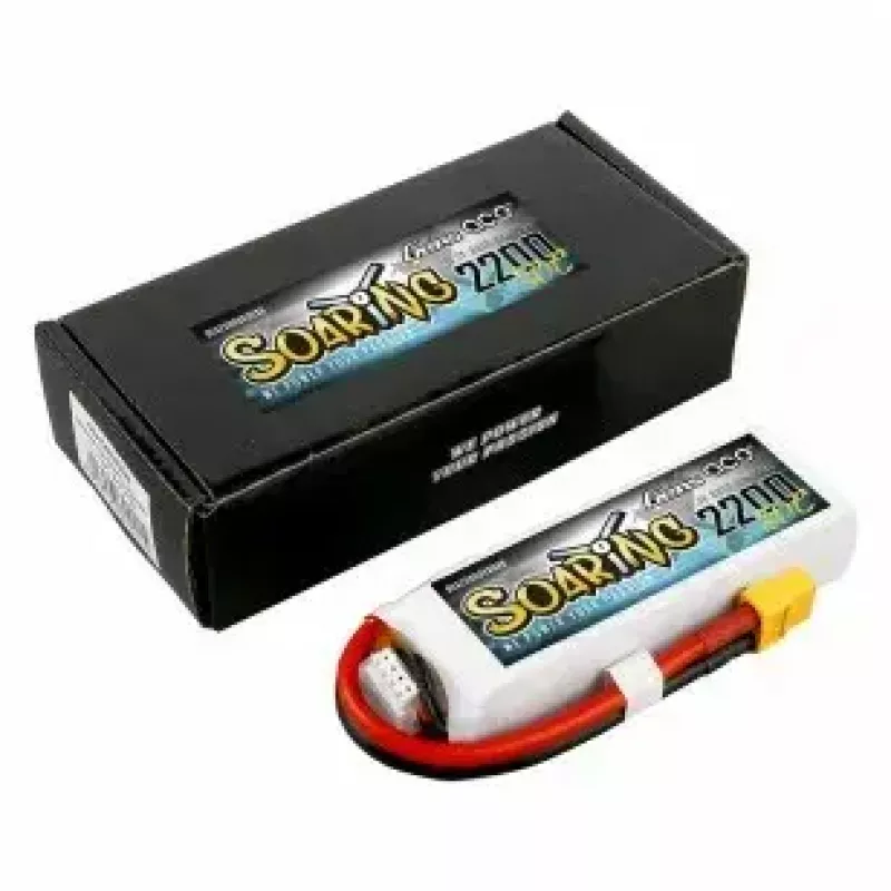Battery Gens ace Soaring 2200mAh 11.1V 30C 3S1P Lipo Pack