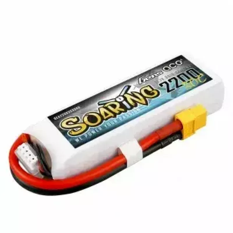 Battery Gens ace Soaring 2200mAh 11.1V 30C 3S1P Lipo Pack