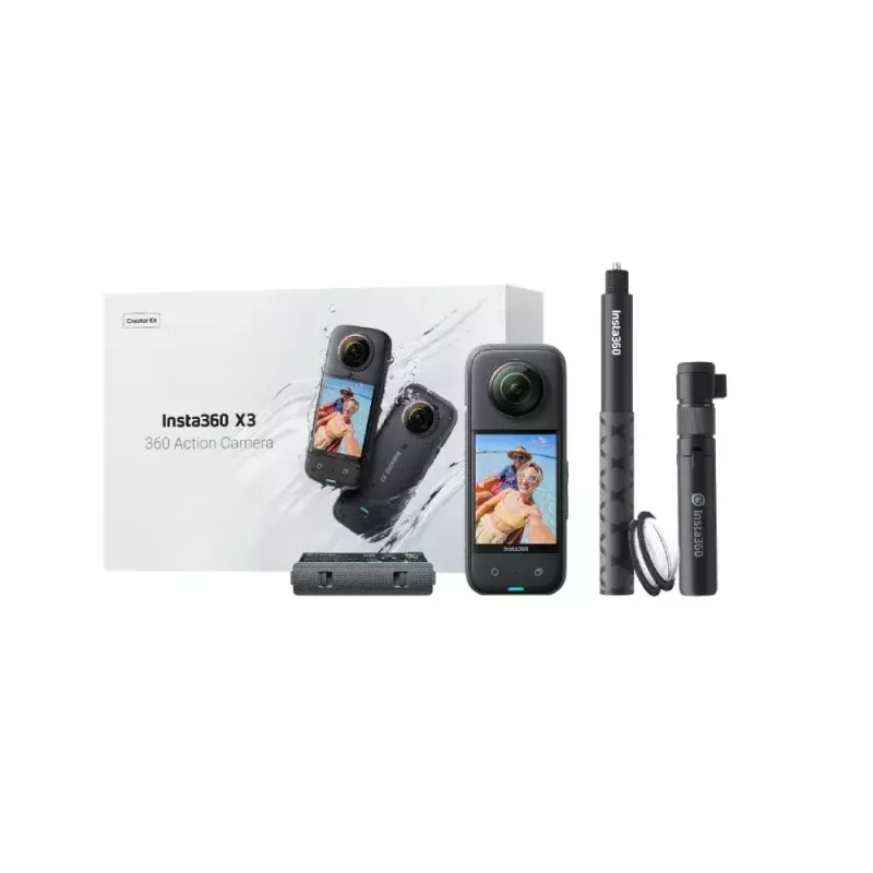 360 Camera Insta360 X3 Waterproof 5.7K - Insta360 X3 5.7K 360° waterproof action camera